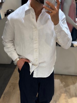پیراهن لینن گرم بالا کد527